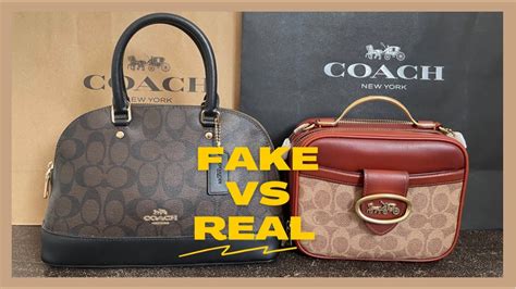 how to spot fake coach bag|how to tell if coach bags are real.